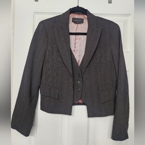 BCBG Maxazria Bown Size M Pinstripe Women's Blazer